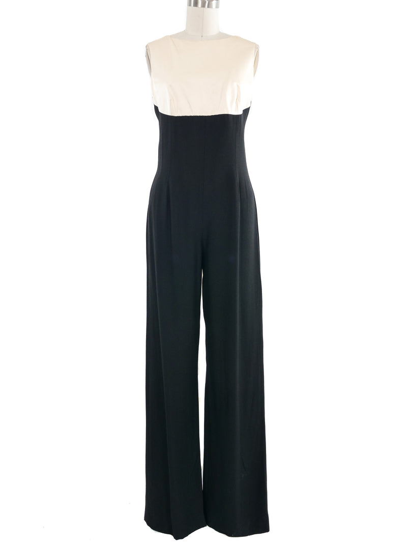 Angelo Tarlazzi Bow Accented Jumpsuit Jumpsuit arcadeshops.com