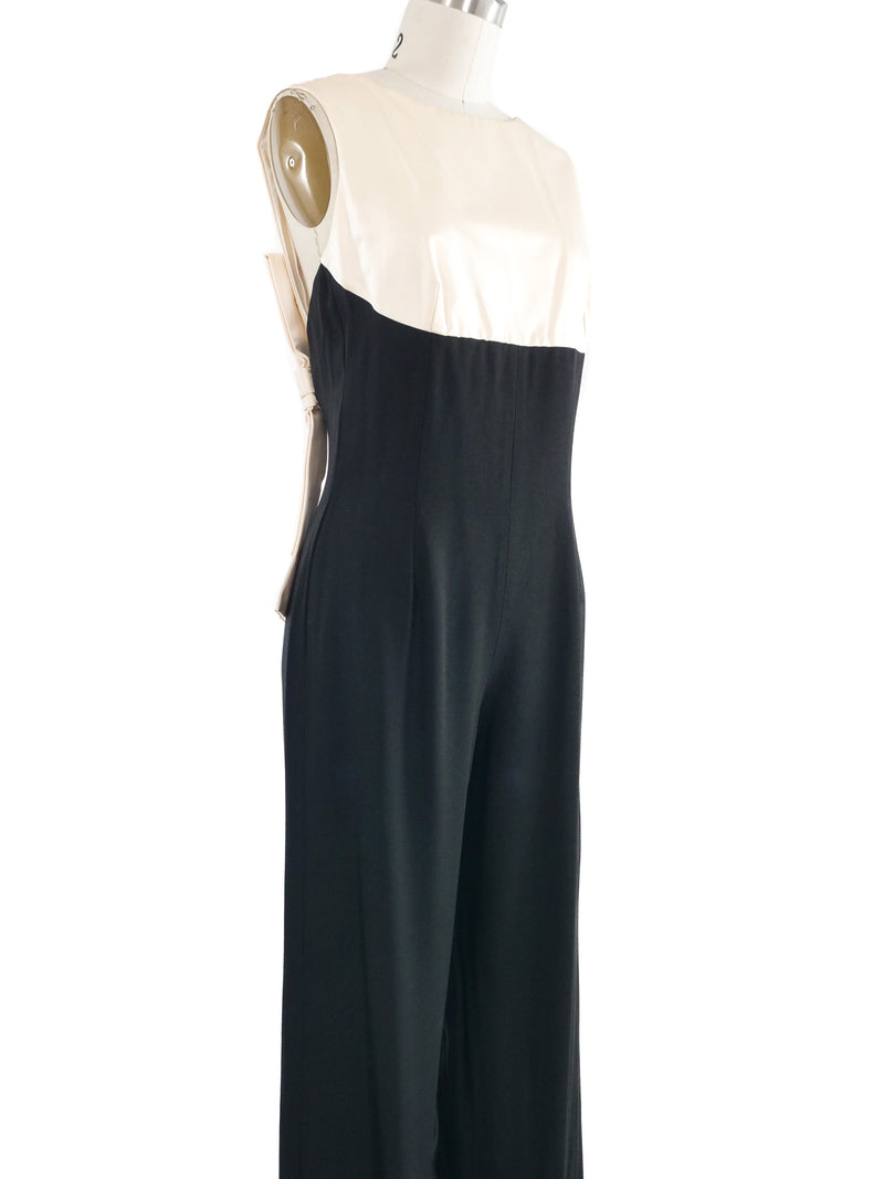 Angelo Tarlazzi Bow Accented Jumpsuit Jumpsuit arcadeshops.com