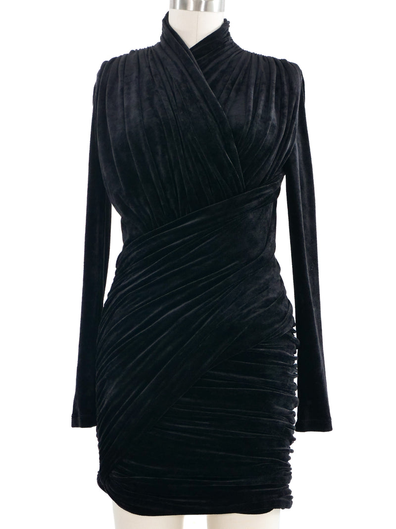 2023 Balenciaga Velvet Knot Dress Dress arcadeshops.com