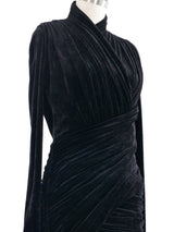 2023 Balenciaga Velvet Knot Dress Dress arcadeshops.com