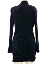 2023 Balenciaga Velvet Knot Dress Dress arcadeshops.com