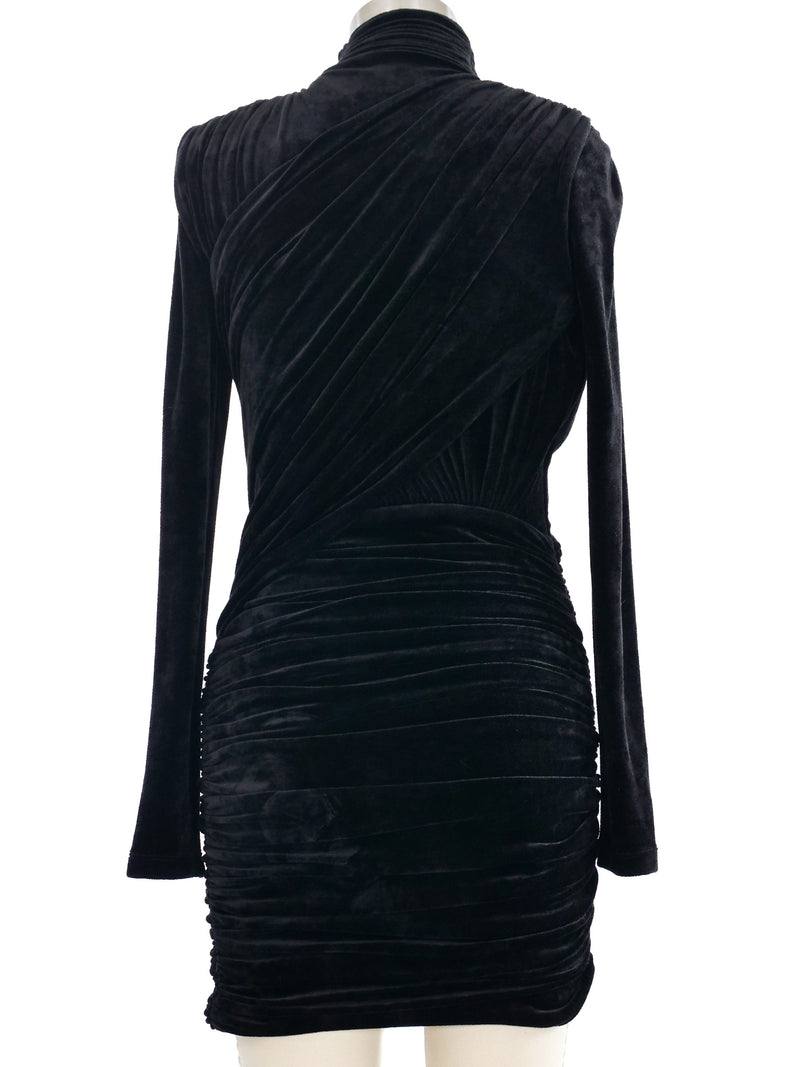 2023 Balenciaga Velvet Knot Dress Dress arcadeshops.com