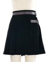 Miu Miu Corduroy Pleat Mini Skirt Bottom arcadeshops.com