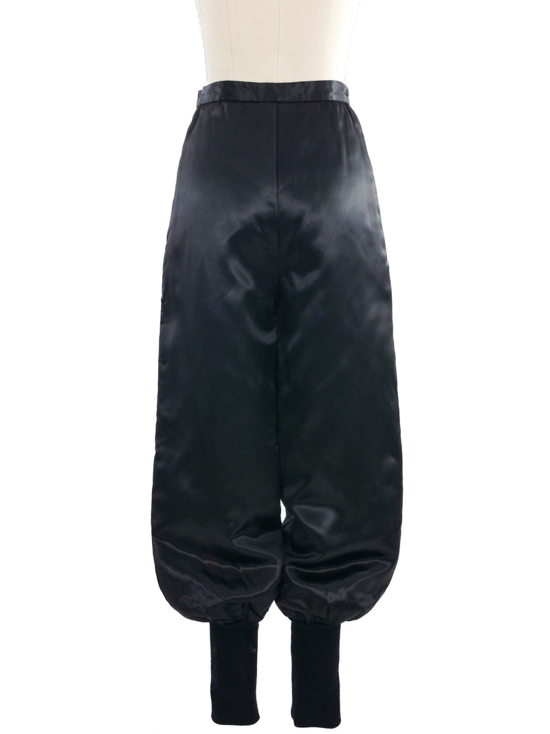 Sonia Rykiel Quilted Satin Joggers Bottom arcadeshops.com