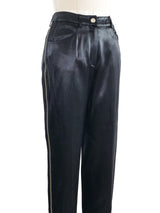 2000 John Galliano Zip Satin Trousers Bottom arcadeshops.com