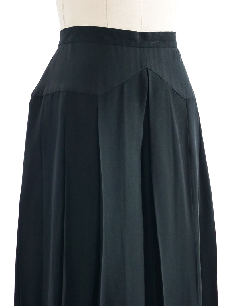 Chanel Pleated Black Shorts Bottom arcadeshops.com