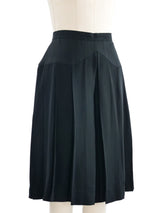 Chanel Pleated Black Shorts Bottom arcadeshops.com