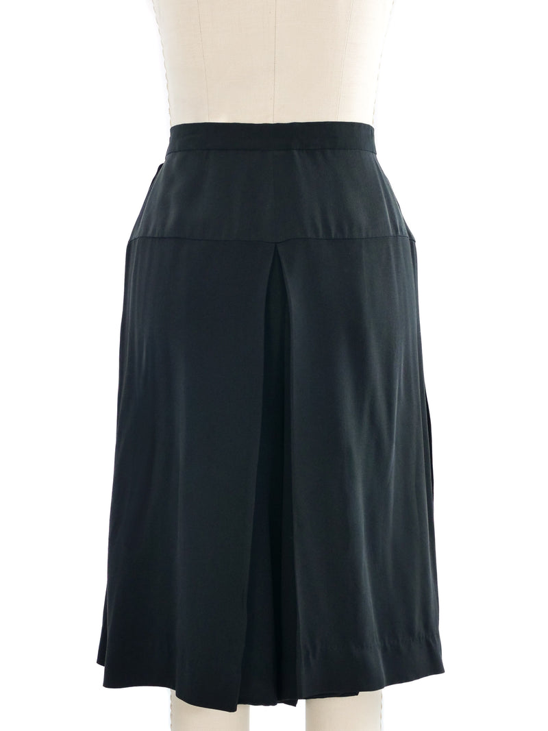 Chanel Pleated Black Shorts Bottom arcadeshops.com
