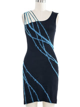 1998 Gianni Versace Black Jersey Mohair Yarn Mini Dress Dress arcadeshops.com