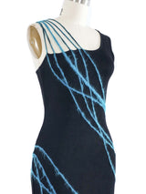 1998 Gianni Versace Black Jersey Mohair Yarn Mini Dress Dress arcadeshops.com