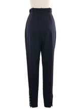 Hermes Black Wool Riding Pants Bottom arcadeshops.com