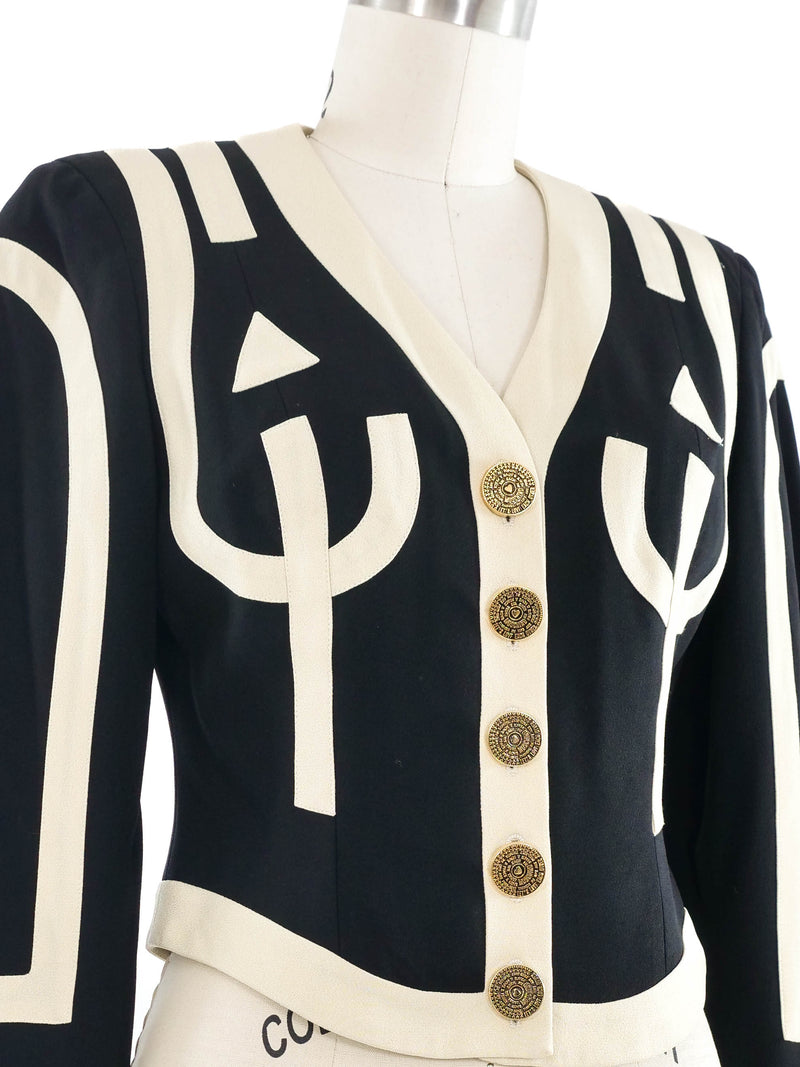 Moschino Graphic Cropped Jacket Jacket arcadeshops.com