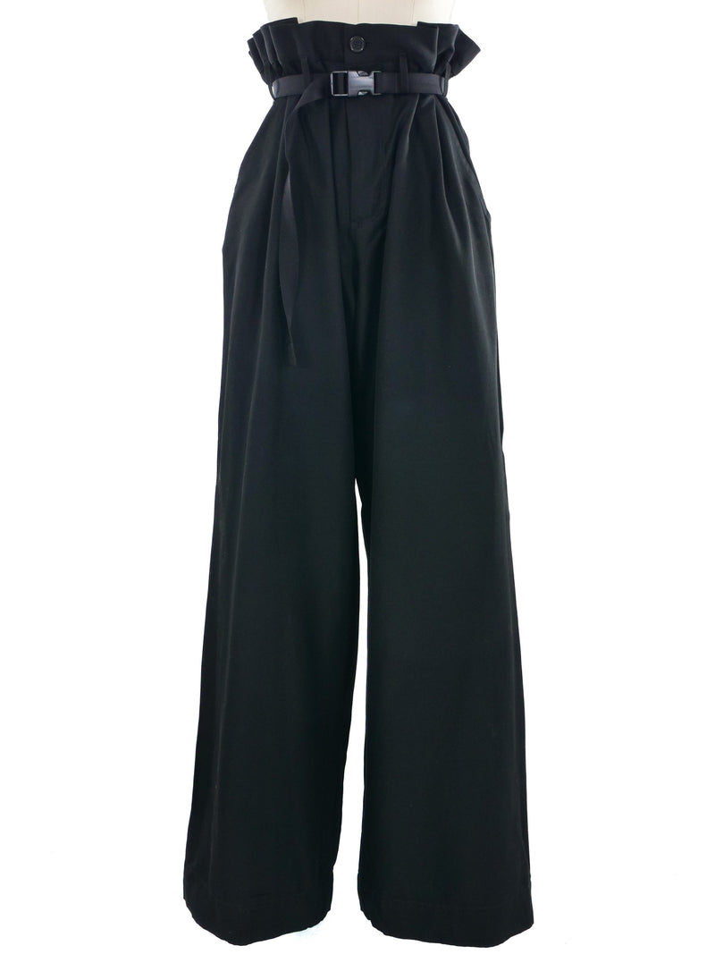 2017 Maison Margiela Paperbag Waist Trousers Bottom arcadeshops.com