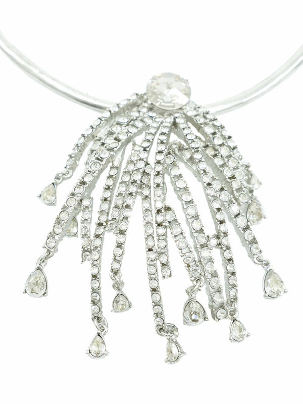 Oscar de la Renta Crystal Branch Collar Necklace