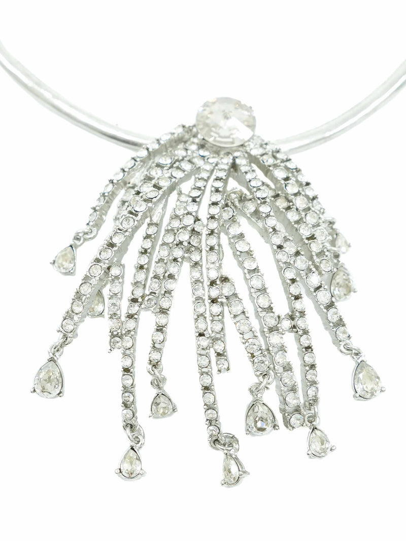 Oscar de la Renta Crystal Branch Collar Necklace