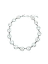 Oscar de la Renta Chrome Dome Necklace