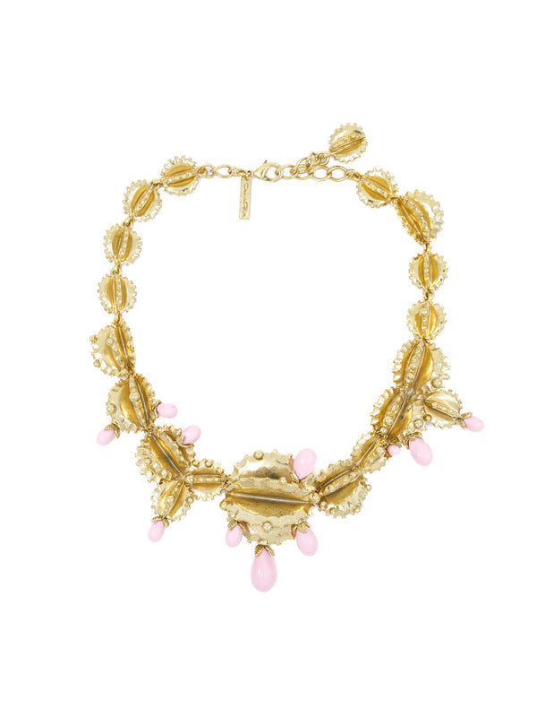 Oscar de la Renta Cactus Fruit Necklace