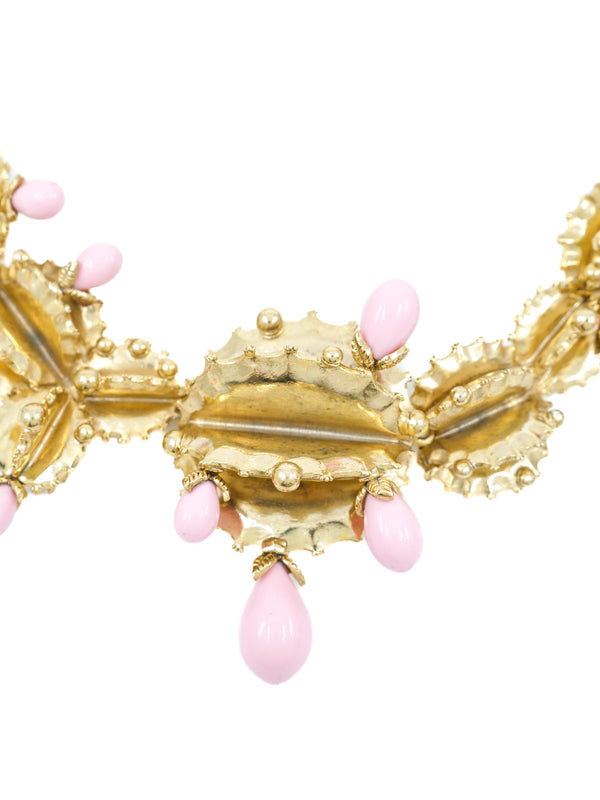 Oscar de la Renta Cactus Fruit Necklace