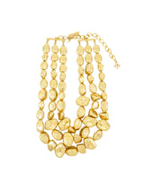 Oscar de la Renta Goldtone Nugget Necklace