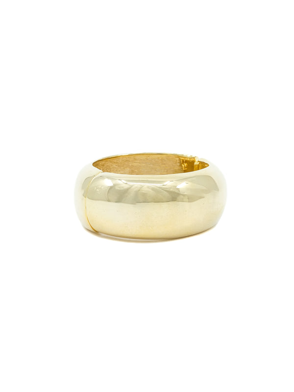 Kenneth Jay Lane Goldtone Dome Bangle