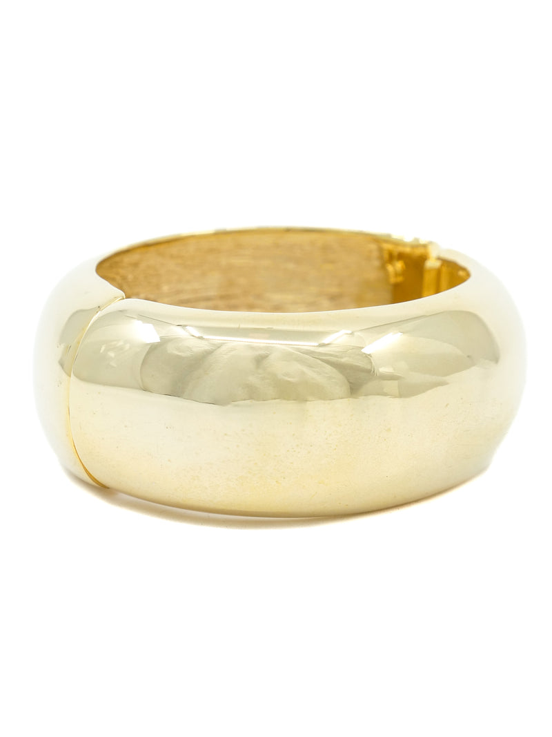 Kenneth Jay Lane Goldtone Dome Bangle