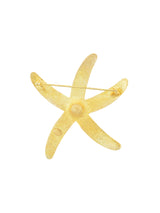 Kenneth Jay Lane Enamel Starfish Brooch