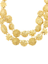 Oscar de la Renta Goldtone Shell Necklace