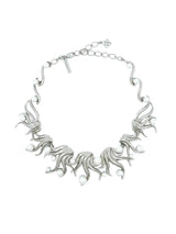 Oscar de la Renta Pearl Beaded Scroll Necklace