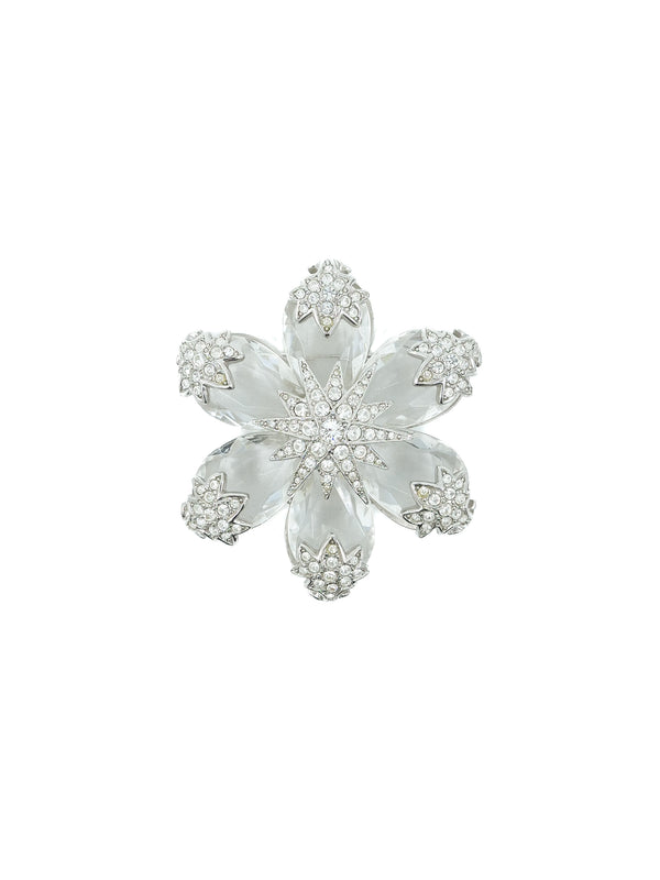 Kenneth Jay Lane Frozen Flower Brooch