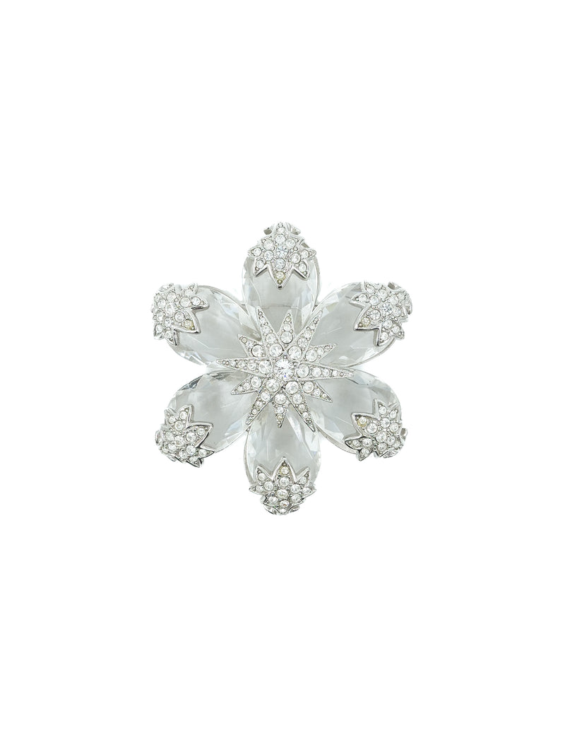Kenneth Jay Lane Frozen Flower Brooch