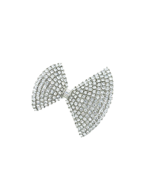 Kenneth Jay Lane Crystal Bow Brooch
