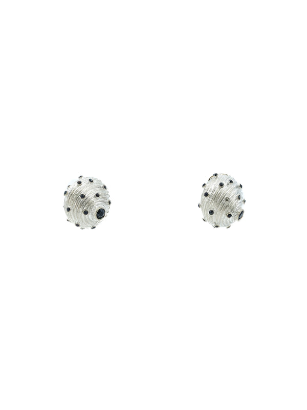 Oscar de la Renta Embellished Seashell Earrings