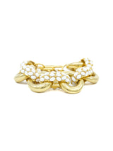 Kenneth Jay Lane Studded Link Bracelet