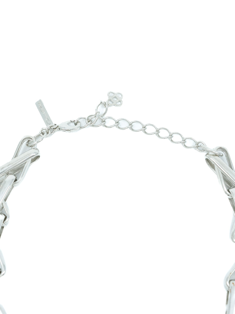 Oscar de la Renta Heart Padlock Necklace