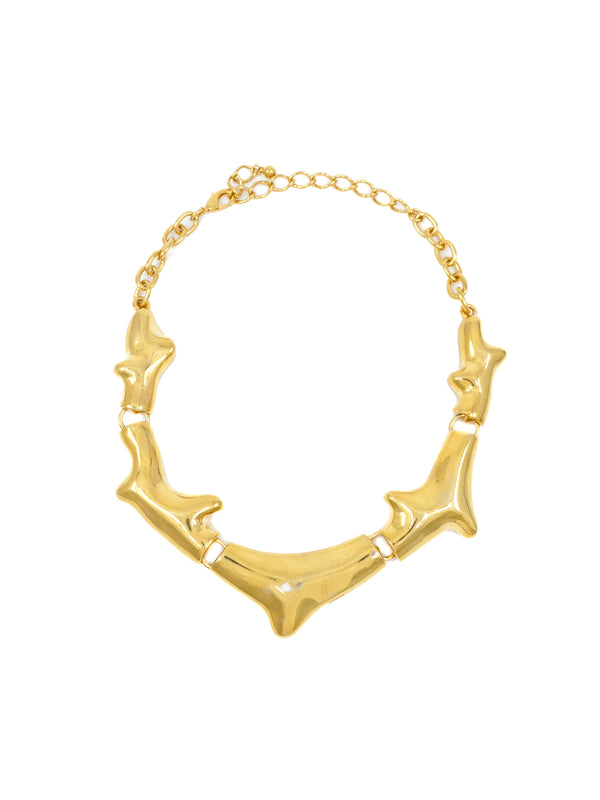 Kenneth Jay Lane Goldtone Coral Necklace