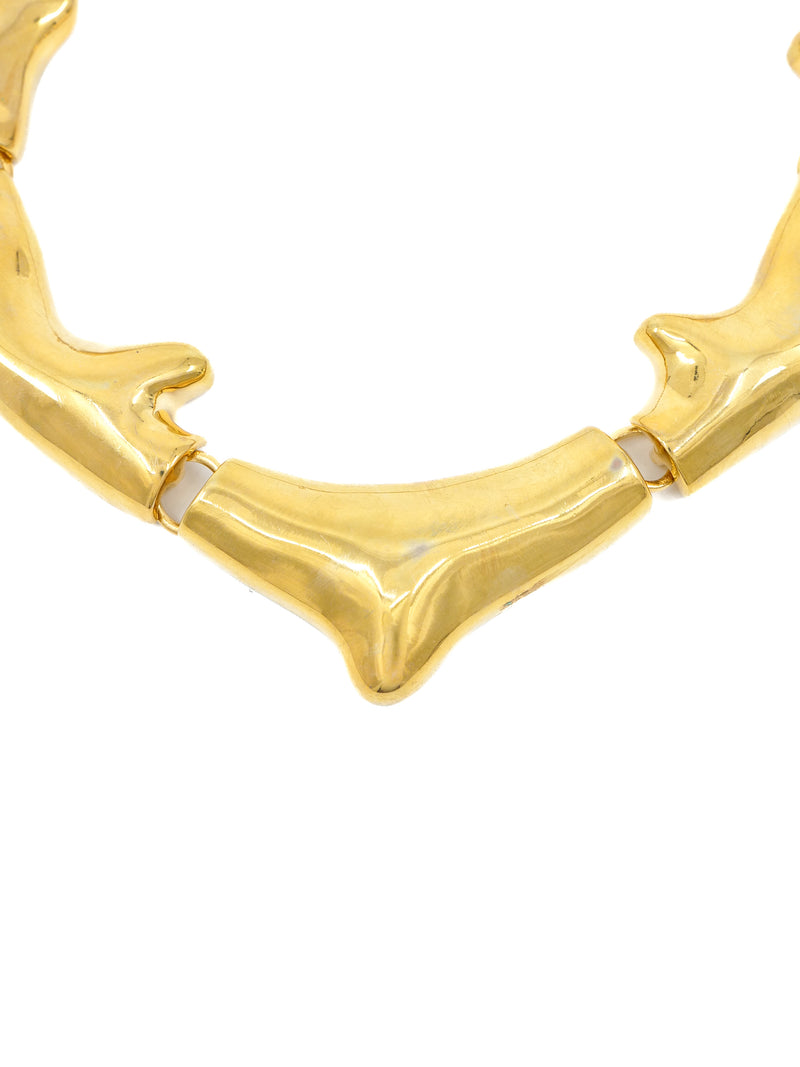 Kenneth Jay Lane Goldtone Coral Necklace
