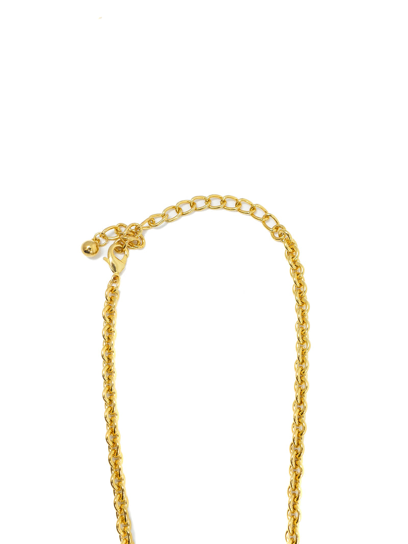 Kenneth Jay Lane Paisley Pendant Necklace