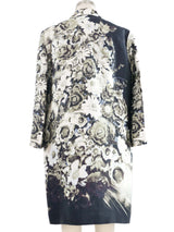 2010 Prada Floral Silk Coat