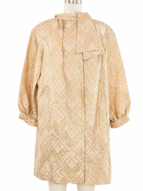 Lilli Diamond Metallic Opera Coat