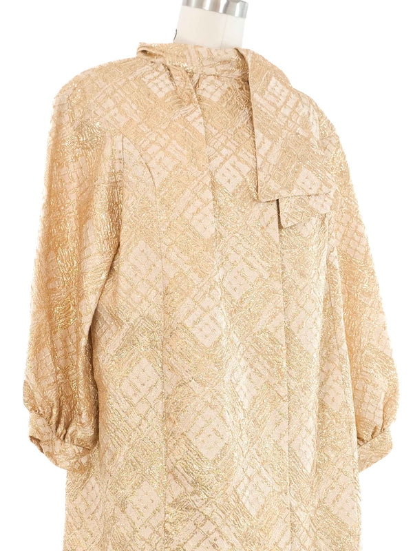 Lilli Diamond Metallic Opera Coat