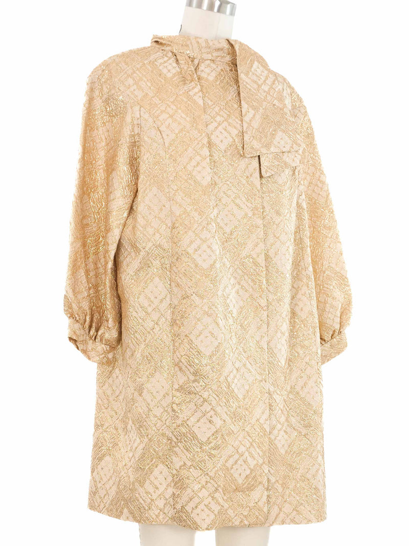 Lilli Diamond Metallic Opera Coat