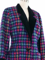 Escada Multicolor Tweed Blazer
