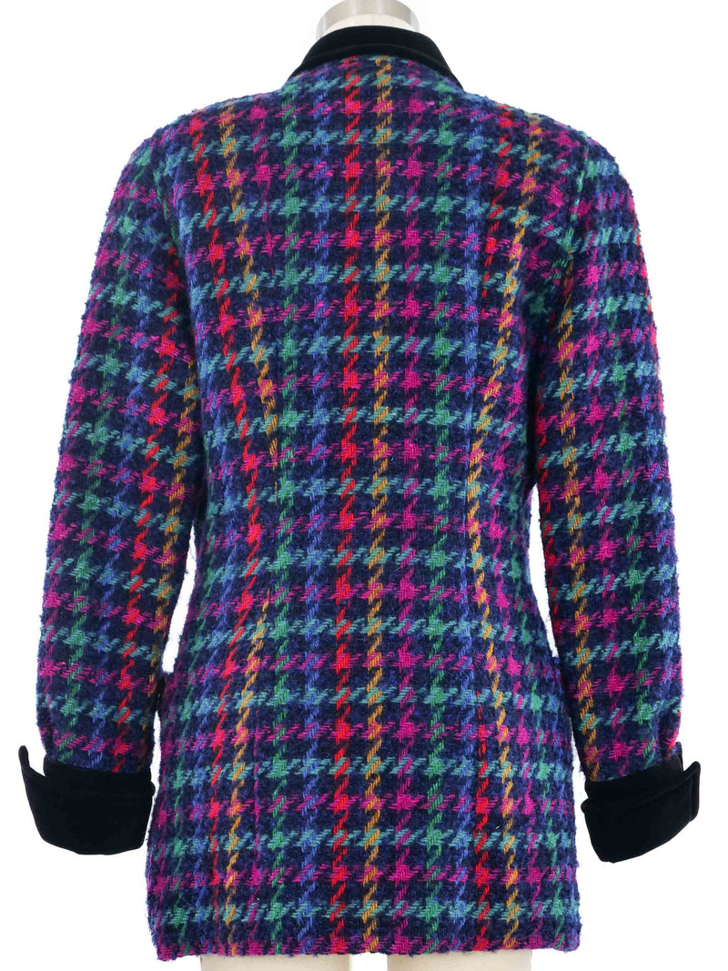 Escada Multicolor Tweed Blazer