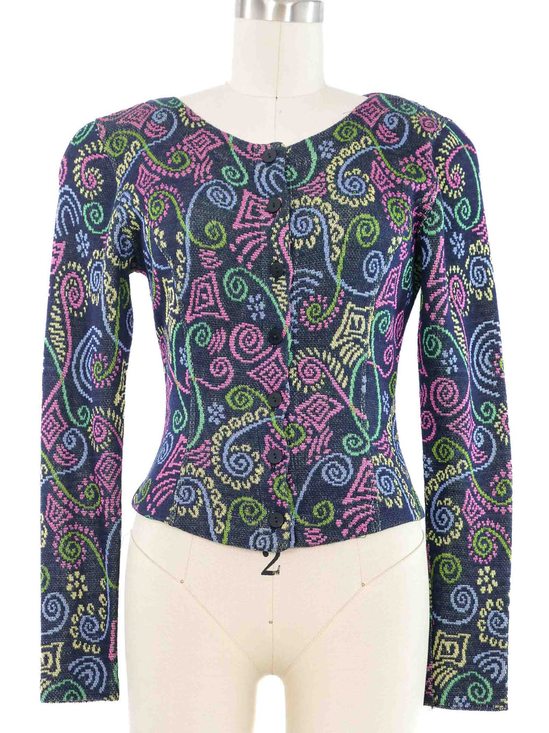 Missoni Multicolor Geometric Cardigan