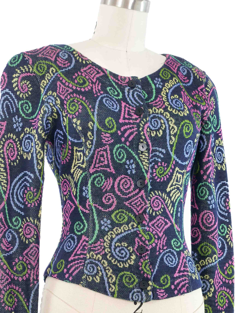 Missoni Multicolor Geometric Cardigan