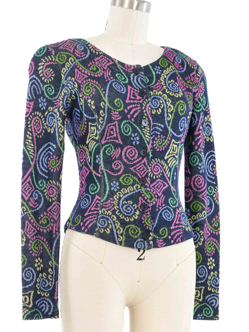 Missoni Multicolor Geometric Cardigan