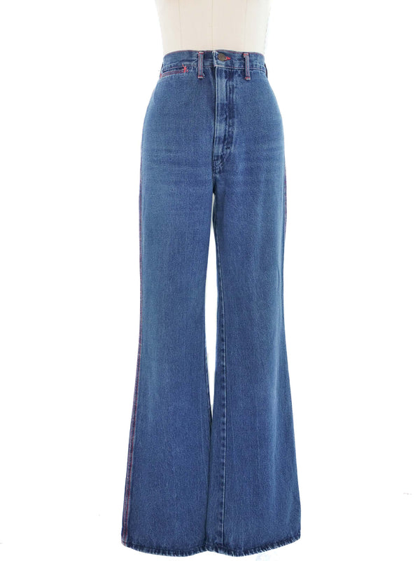 1970s Funny Girl High Waist Jeans