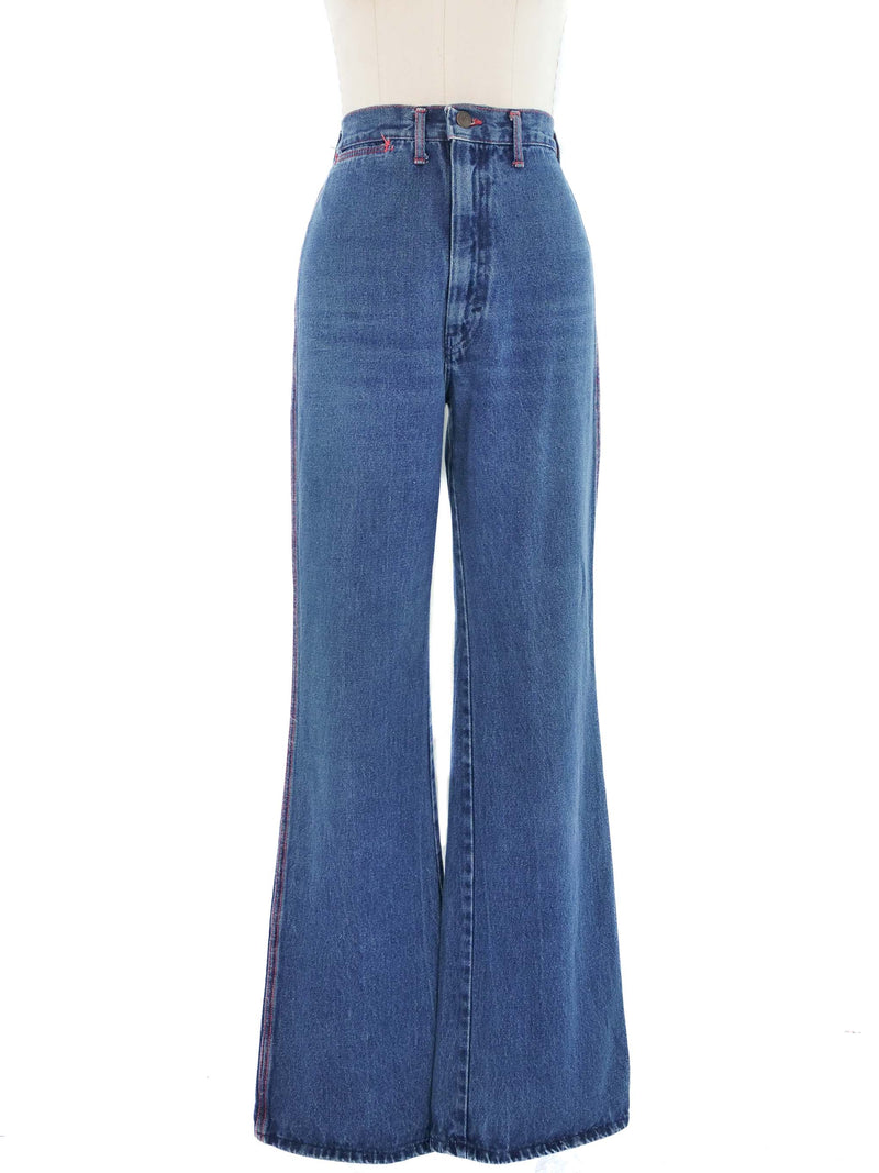 1970s Funny Girl High Waist Jeans