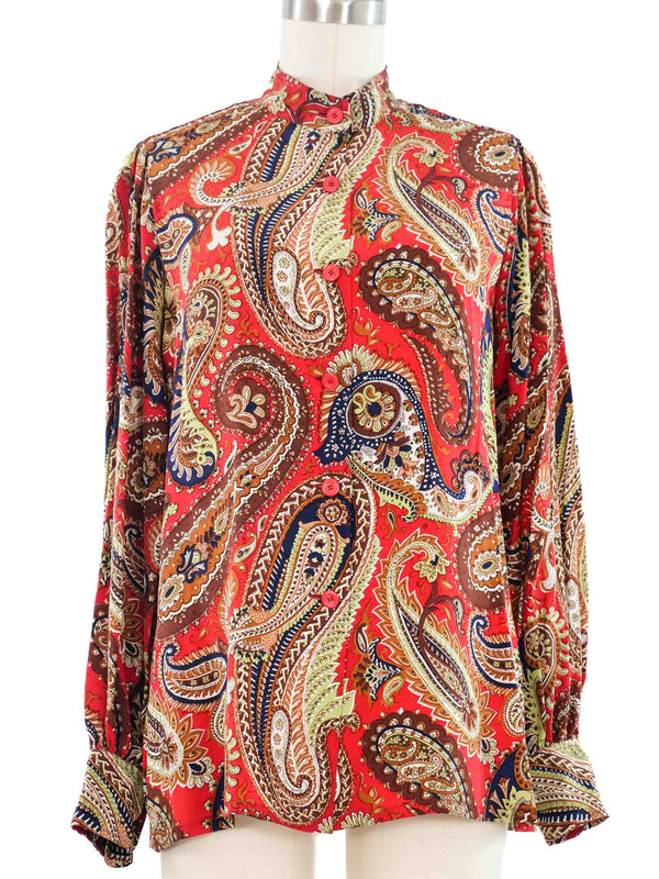 Lanvin Paisley Printed Blouse