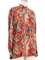 Lanvin Paisley Printed Blouse